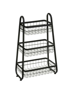 Canasta 3 niveles plata