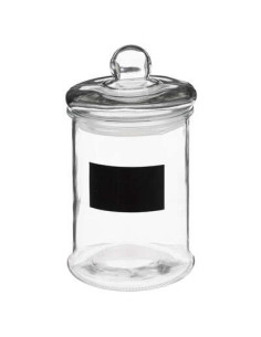 Tarro de cristal + pegatina...