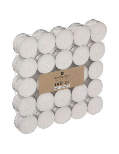 Lote de 50 velas blancas