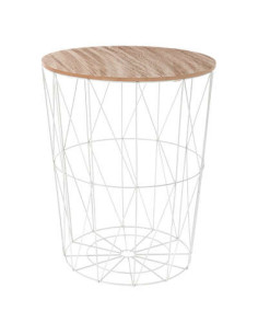 Mesa de centro blanca Kumi