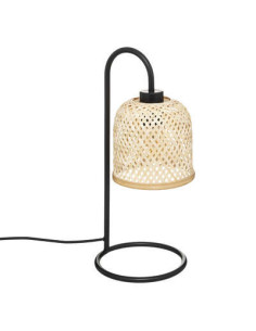 Lámpara recta "Ali" negra...