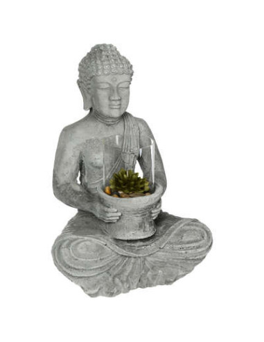 Cemento Buda con vela H415