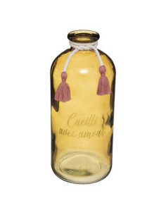 Florero con mensaje de...