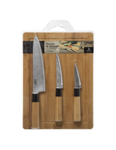 Tabla de cortar de bambú +...