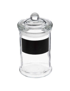 Tarro con nudo de vidrio H11.5