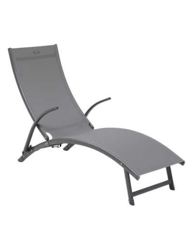 Tumbona "Samba" Antracita y Grafito