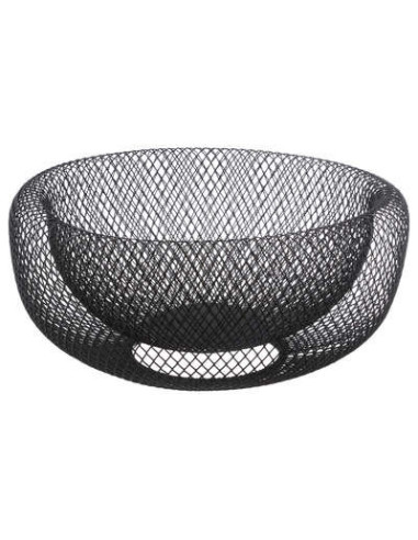 Cesto De Malla Negro 27 cm