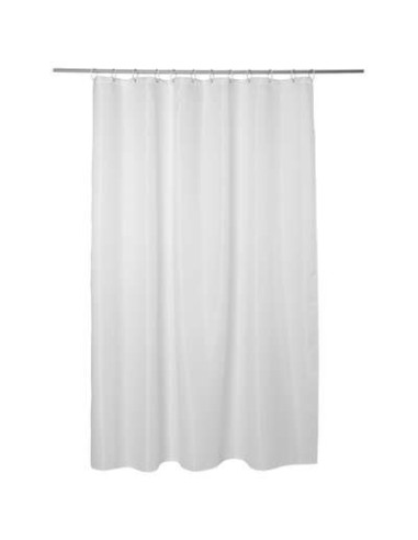 Cortina de ducha blanca