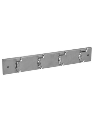 Gancho de metal con 4 cabezas grises