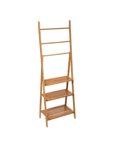 Estante de bambú para toallas