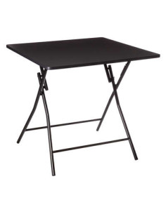 Mesa Plegable 80 X 80cm Negro 2