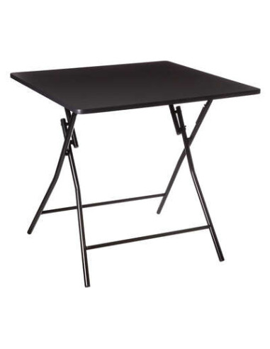 Mesa Plegable 80 X 80cm Negro