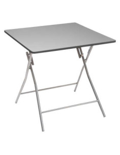 Mesa Plegable 80 X 80 cm Gris 2