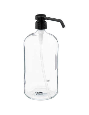 Dispensador de jabón transparente de 1L