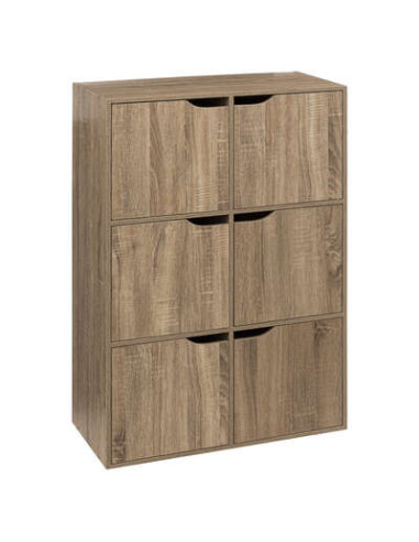 Estantería con 6 compartimentos...