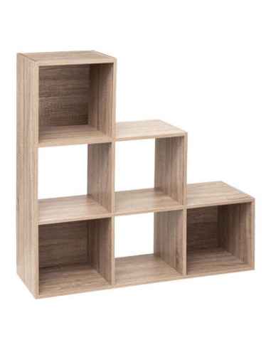 Estantería de escalera "Mix" natural