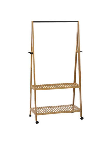 perchero simple de bambú