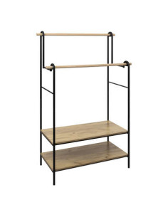 Estantería doble "Jano", negra 2