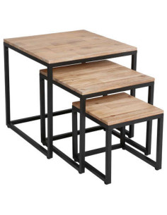 Juego de 3 mesas de café... 2