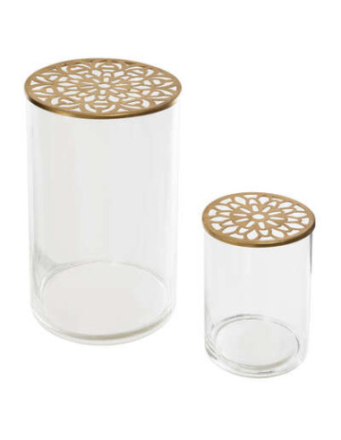 Set de 2 Jarrones en Max Metal