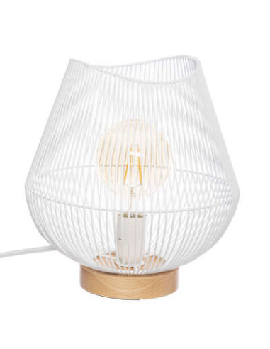 Jena White Wire Lamp