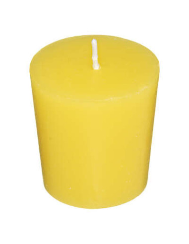 Vela votiva con aroma a limón x 10