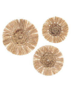 Decoración mural de rafia D... 2