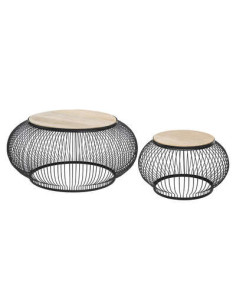 Mesa de centro de madera de... 2