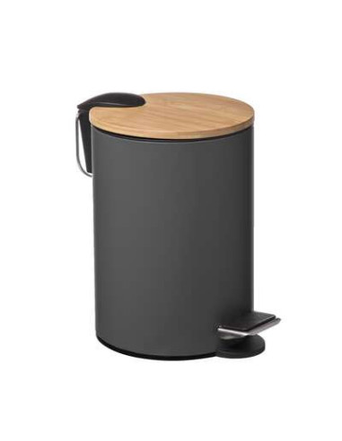 Soft Close Trio Grey Papelera de 3 l