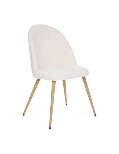Silla "Slano" imitación de haya blanca