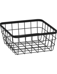 CESTA METAL - NEGRO