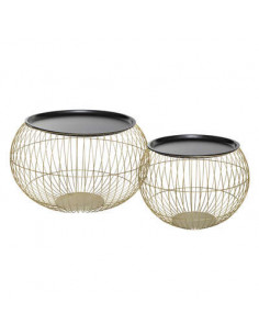 Mesa de metal de alambre...