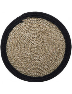 Happy Pop Placemat Black D 38