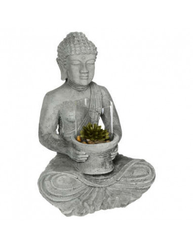 Cemento Buda con vela H415