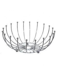 Cesto de bolas cromadas 32 cm 2