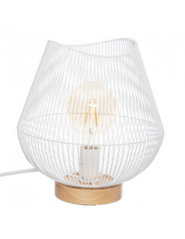 Jena White Wire Lamp
